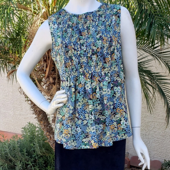 Philosophy Green‎ Floral Print Blouse - Picture 1 of 5